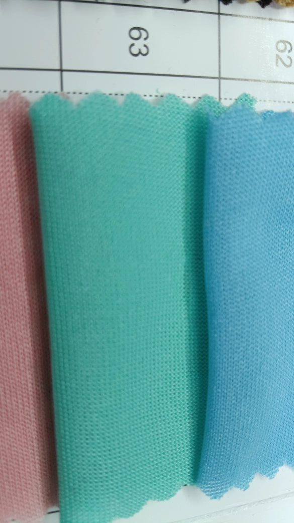 3905 Tejido elástico de verano, tejido fino de punto, forro de falda, tejido de imprimación absorbente de sudor, tejido de punto de una sola cara de alta elasticidad 8031