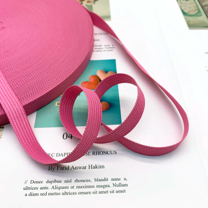 3883  Spot 30 colors 1cm non-elastic horse strap color back collar pressure strip webbing neckline strap side strip clothing accessories