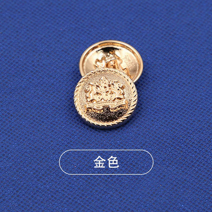 3438★ Vêtements à boutons dorés Boutons en métal Boutons ronds Manteaux polyvalents pour hommes et femmes Blazer trench coat boutons de pull