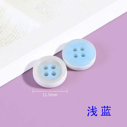 3339★  Resin shirt shirt men's and women's two-color buttons high-end clothes decorative buttons chiffon top small dress buttons