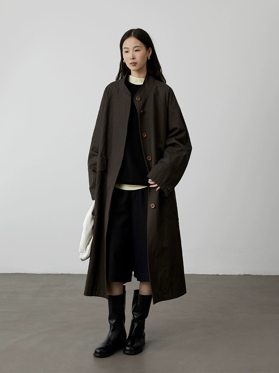 [Suéter fácil] Suéter de silueta holgada CAREMIND, suéter con textura de color sólido, chaqueta superior, ropa de mujer 