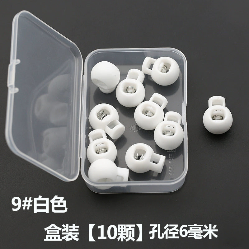 3534★ Nueva hebilla de ajuste de campana colgante de plástico, hebilla de resorte, hebilla de ajuste elástico, hebilla de cuerda, hebilla de cuerda pasante, hebilla de nariz de cerdo, chaqueta de plumas