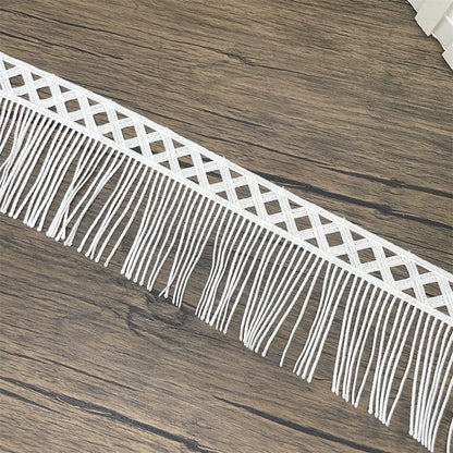 3674 Accesorios de encaje de seda de leche soluble en agua con borlas de alta calidad, material de encaje hecho a mano DIY, falda alargada, decoración textil para el hogar