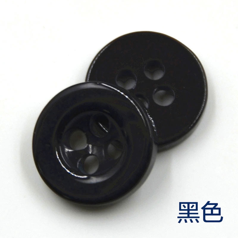 3348★  Color wide-edged round shirt buttons Children's kindergarten creative handmade material package Candy button painting material