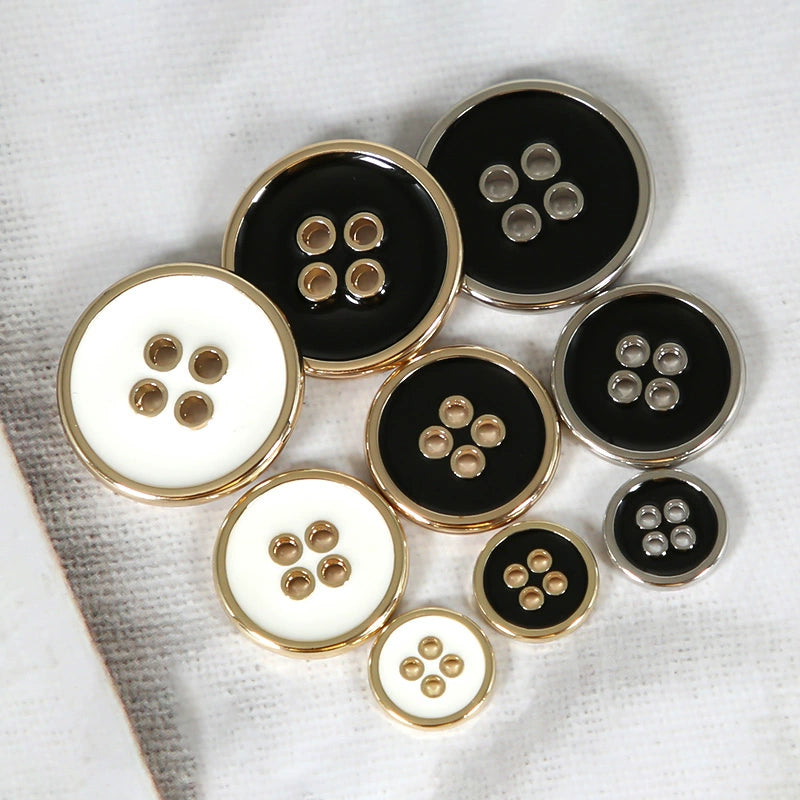 3397★  Metal button round top button high-end blazer trench coat cardigan shirt Nizi sweater high-end buttons