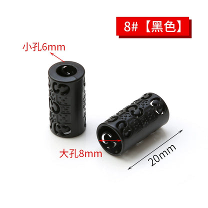 3545★ Suéter Sombrero Cuerda Hebilla Accesorios Ropa Pantalones Deportivos Cuerda Cordón Accesorios Chaqueta de Plumas Botón de Campana Botón