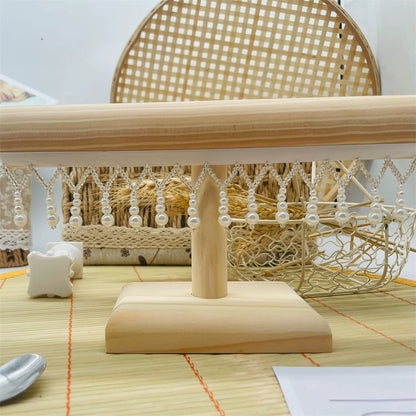 3727 Una variedad de cuentas, encaje con flecos, accesorios colgantes de calabaza de perla Hanfu, accesorios de ropa de falda, correas de cortina de cuentas de bricolaje