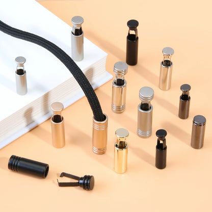 3548★ Hebilla de cabeza de metal de cuerda para ropa, pantalones, accesorios de cabeza de cuerda, suéter extraíble, sombrero, cuerda, pantalones deportivos, cordón de cintura, colgante