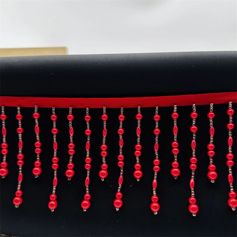 3681 Accesorios de encaje con borlas verticales para industria pesada, cortinas hechas a mano, decoración de lámparas de escritorio para ropa de boda, ancho 10 cm