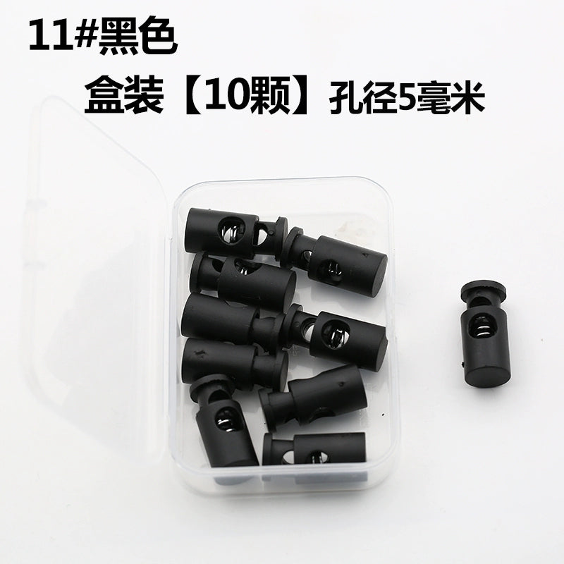 3534★ Nueva hebilla de ajuste de campana colgante de plástico, hebilla de resorte, hebilla de ajuste elástico, hebilla de cuerda, hebilla de cuerda pasante, hebilla de nariz de cerdo, chaqueta de plumas