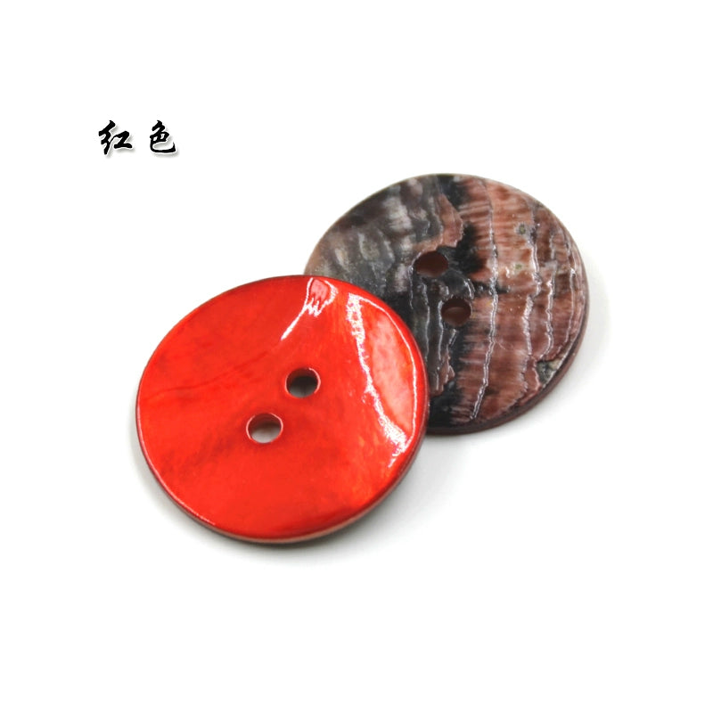 3321★ Handmade Color Shell Button Maspell Button Shirt Button Jacket Sweater Button Clothes Button Decorative DIY Material