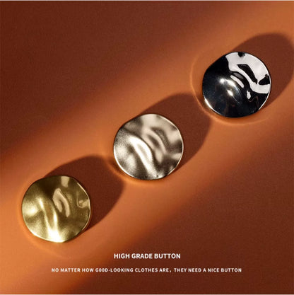 3232★  New high-end metal buttons versatile men's and women's clothes coat woolen coat buttons special-shaped exquisite and beautiful buttons