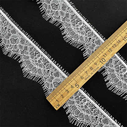 3777 ancho 4-5cm exquisito encaje de pestañas pequeñas DIY tela hecha a mano ropa interior falda cuello accesorios decorativos