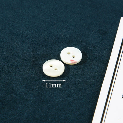 3341★  Shell shirt buttons high-end women's clothes cardigan shirt round buttons versatile children's baby buttons men
