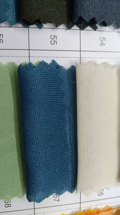 3905 Tejido elástico de verano, tejido fino de punto, forro de falda, tejido de imprimación absorbente de sudor, tejido de punto de una sola cara de alta elasticidad 8031