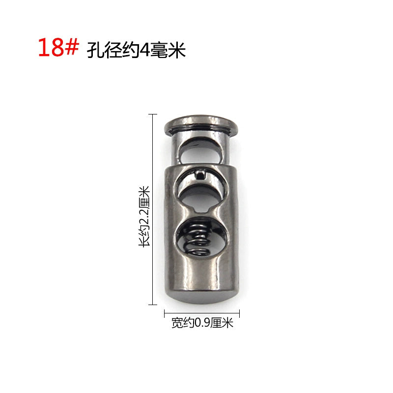 3542★ Hebilla de ajuste de campana de metal, hebilla de resorte de contracción de carga de suéter, hebilla de ajuste elástico, hebilla de cuerda, hebilla de cuerda, hebilla de nariz de cerdo