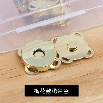 3473★ Hebilla magnética de metal Hebilla magnética Bolso con botón magnético fuerte sin costuras Hebilla de succión Abrigo Botón oculto Accesorios de billetera