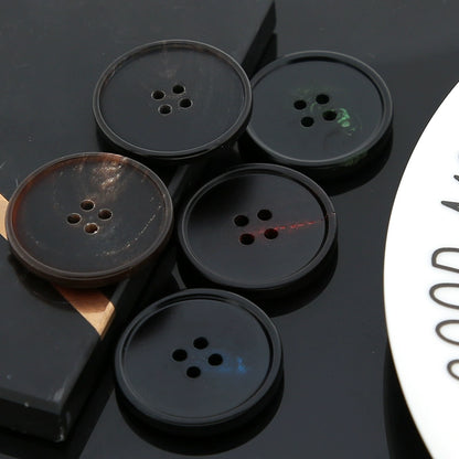 3419★  New, round men's and women's clothes decorative buttons trench coat sweater high-end pants button fashion versatile button