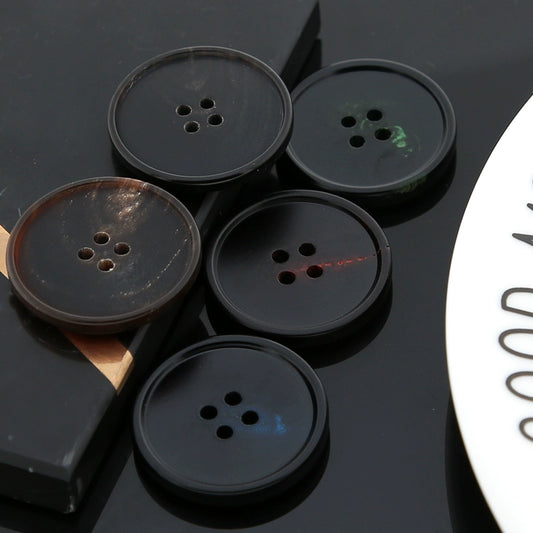 3419★  New, round men's and women's clothes decorative buttons trench coat sweater high-end pants button fashion versatile button