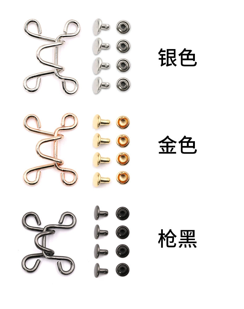 3508★ Los botones de jeans son extraíbles y la cintura es ajustable, cambia el tamaño de la cintura, hebilla sin clavos, botón oculto sin costuras, botón de cintura.