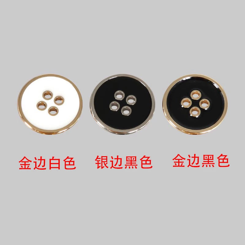 3397★  Metal button round top button high-end blazer trench coat cardigan shirt Nizi sweater high-end buttons