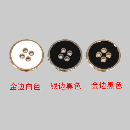 3397★  Metal button round top button high-end blazer trench coat cardigan shirt Nizi sweater high-end buttons