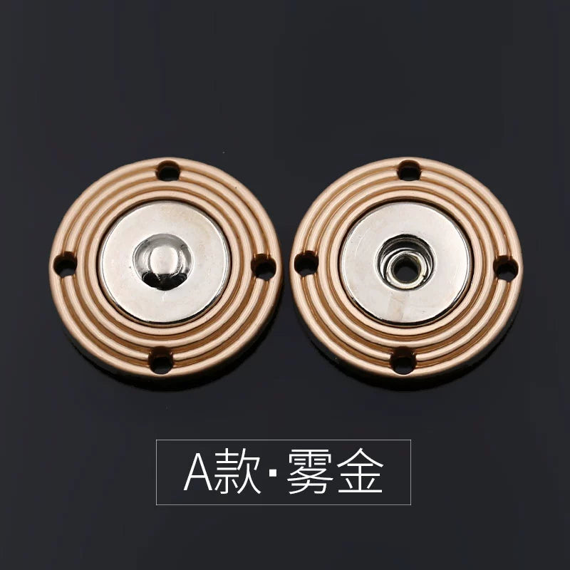 3476★ Abrigo con botón oculto y botón a presión redondo para mujer, gabardina con botones de lana de visón y cachemira, botones de lana para niño y madre