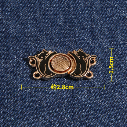 3506★ artefacto de ajuste de cintura pantalones falda circunferencia de cintura gran cambio pequeño botón jeans pantalones cintura botón ajustable mujeres