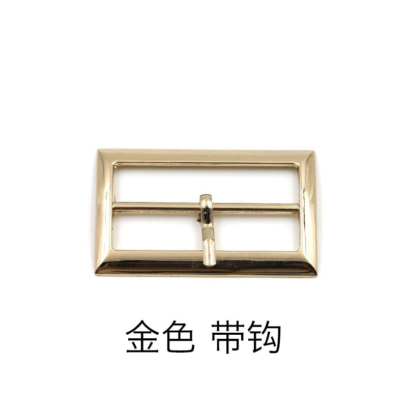 3527★ Botón redondo de metal de tres velocidades, hebilla de cinturón, correa, hebilla de día, caja de zapatos, hebilla de bolso, hebilla de esquina decorativa de ropa