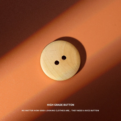 3386★  Natural solid wood buttons men's and women's clothes suit sweater cardigan decorative buttons accessories trendy wood buttons