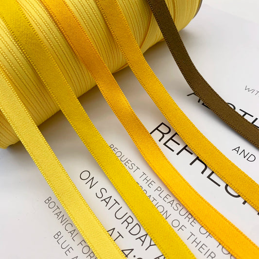 3884 48 colores en stock 1 cm tira de presión para cuello trasero correaje cinta escote prensado tira lateral decorativa textil para el hogar accesorios de ropa