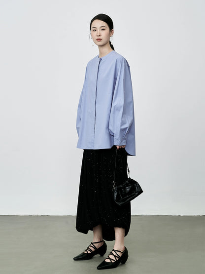 Falda fina negra estilo Hepburn de CAREMIND, falda fina irregular de lujo a la moda, ligera, para mujer 