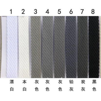 3879 50 colores en stock 1 cm de sarga de color, tira de presión para borde de cuello trasero, accesorios, tira de ribete para escote, tira lateral para ropa