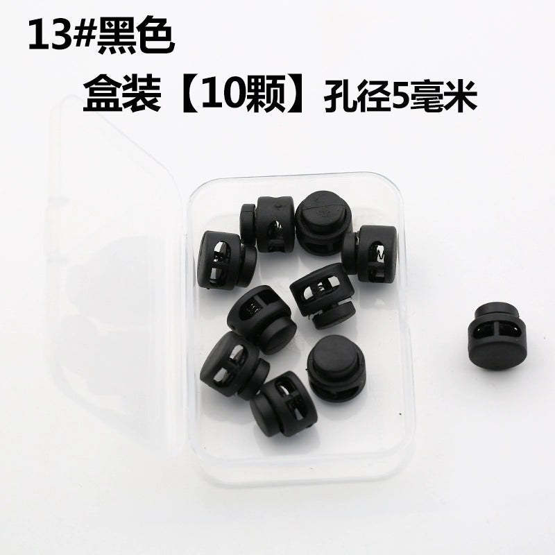 3534★ Nueva hebilla de ajuste de campana colgante de plástico, hebilla de resorte, hebilla de ajuste elástico, hebilla de cuerda, hebilla de cuerda pasante, hebilla de nariz de cerdo, chaqueta de plumas