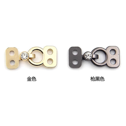 3511★ Hebilla estilo abrigo de visón, gancho para gabardina, hebilla de piel, hebilla para chaqueta, botón para suéter, botón invisible, gancho metálico para cuello