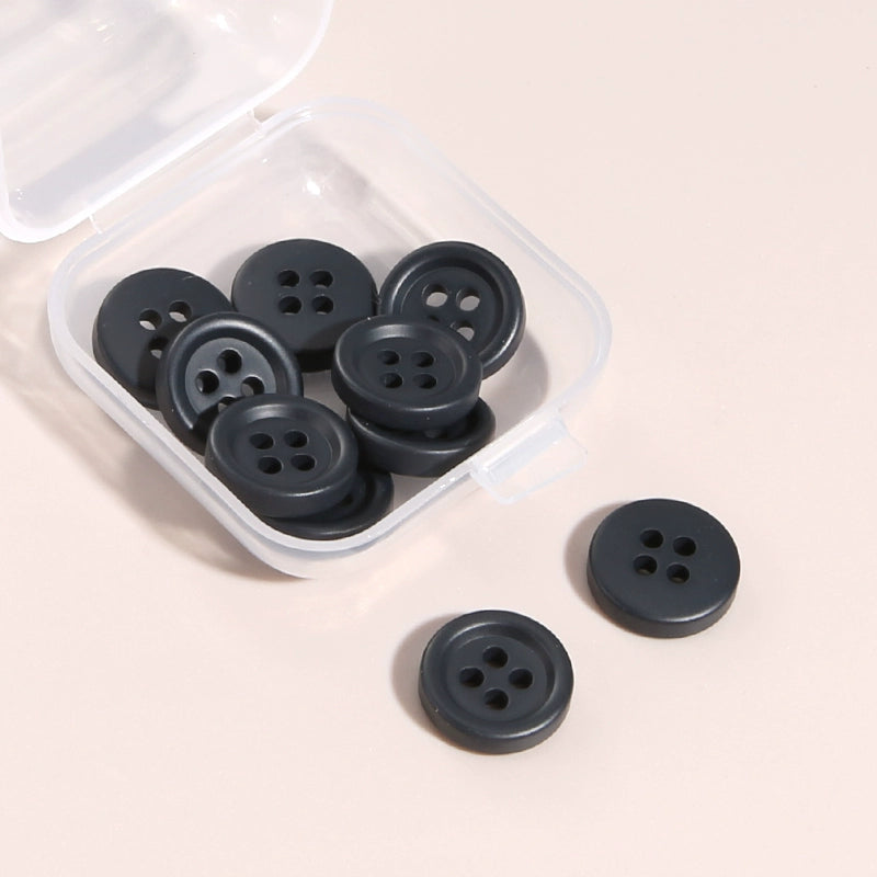 3371★  Four-eye round clothes decorative buttons jacket shirt cardigan shirt buttons high-end fashion top button accessories