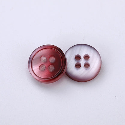 3349★  Versatile black and white men's short-sleeved t-shirt polol shirt round small button shirt buttons women's chiffon shirt buttons