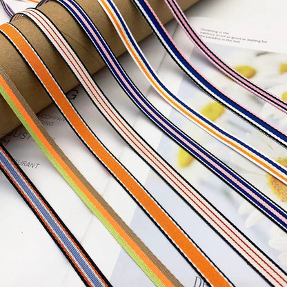 3885 Spot 1cm Accesorios de cintas de rayas, tiras para dobladillos, tiras para ribetes de pantalones, tiras laterales para ropa, textiles para el hogar, zapatos y sombreros Cintas DIY