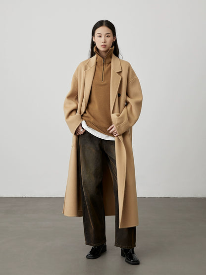 [Chaleco] Chaleco de lana con cremallera tipo chaqueta CAREMIND Chaleco de punto de primera calidad 