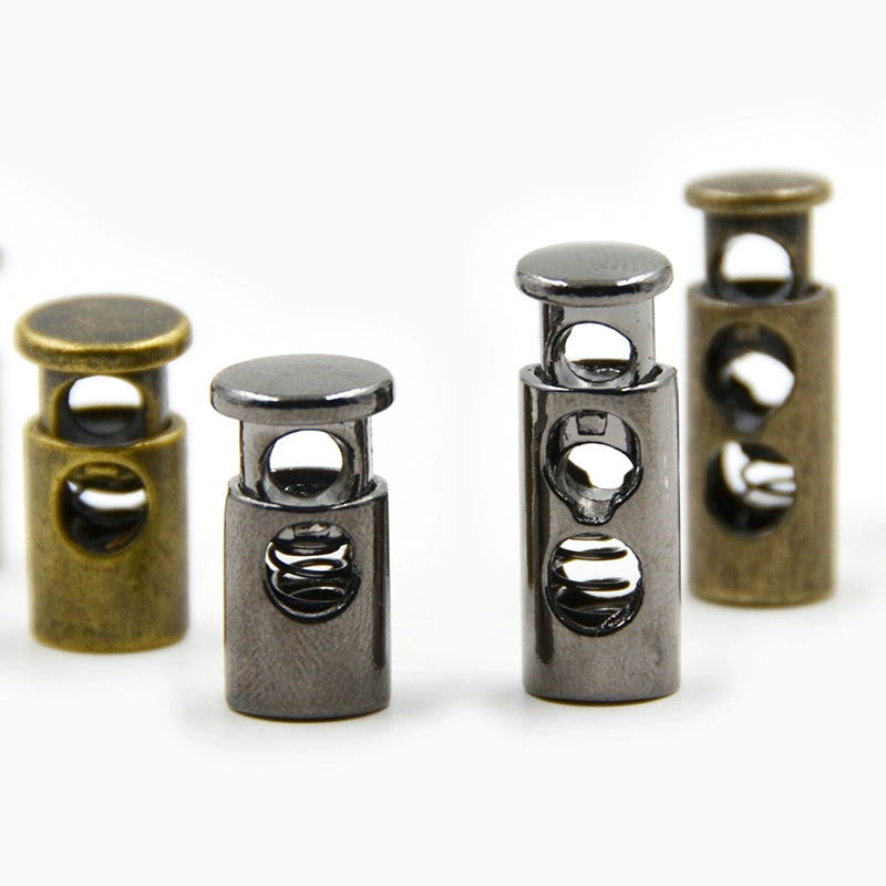 3547★ Hebilla de resorte de metal para chaqueta, cuerda elástica, hebilla de ajuste de banda elástica, hebilla de nariz de cerdo, hebilla de cuerda fija, hebilla de ajuste, botón de cordón