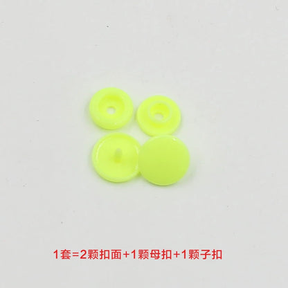 3413★  Plastic four-in-one buckle special button for colored baby clothes, seam-free hidden button, baby buckle nail button, mother and child buckle