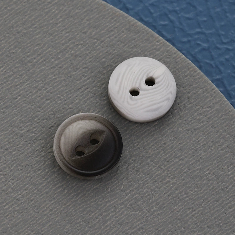 3353★  Shirt buttons white round clothes buttons resin matte shirt buttons men's and women's shirts pattern small buttons