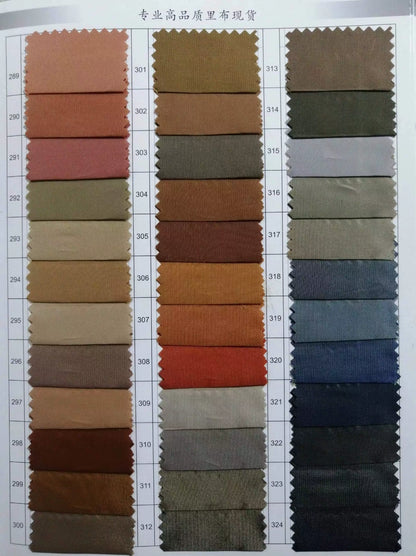 3896 Seda humana cómoda, seda humana fina sarga binba abrigo de canalé de alta gama, forro de sarga de canalé viscosa 8014