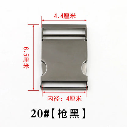 3526★ Hebilla de mochila con cierre de equipaje Hebilla de ajuste de bolsa Hebilla de herraje de metal Hebilla de accesorios para bolsa de cintura Hebilla de mochila