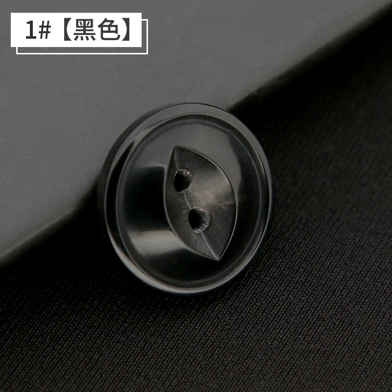 3425★ Botones de cuerno real para trajes de hombre y mujer, trajes, botones de alta gama, ropa, suéteres, accesorios de puños con botones redondos de alta gama