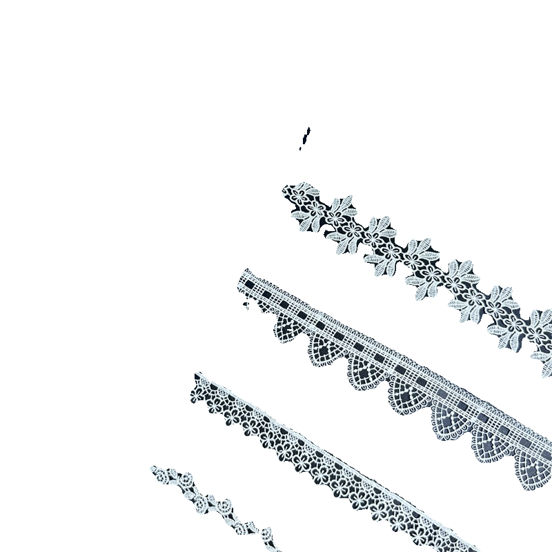 3668 Delicado bordado de poliéster, encaje soluble en agua, accesorios de encaje, bricolaje, ropa, collar, clavícula, cadena, tocado, correa de hombro, material