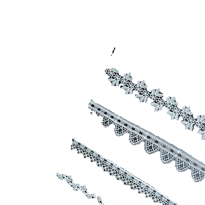 3668 Delicado bordado de poliéster, encaje soluble en agua, accesorios de encaje, bricolaje, ropa, collar, clavícula, cadena, tocado, correa de hombro, material