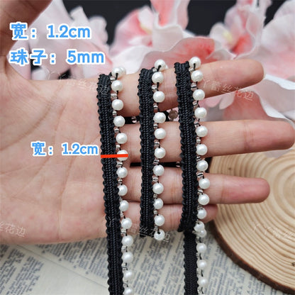 3731 Perlas de imitación hechas a mano, accesorios decorativos de encaje para bisutería, puños de cheongsam, dobladillos, accesorios de material para ropa