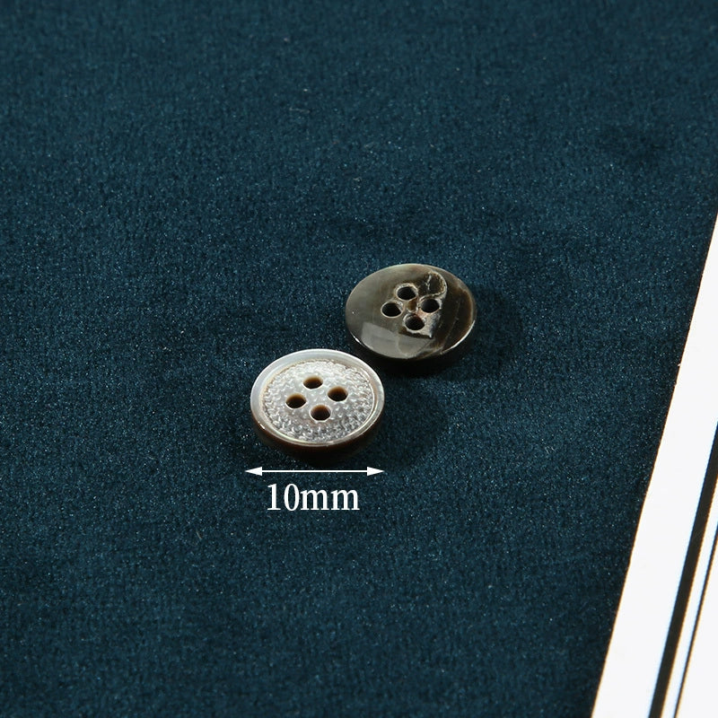 3341★  Shell shirt buttons high-end women's clothes cardigan shirt round buttons versatile children's baby buttons men