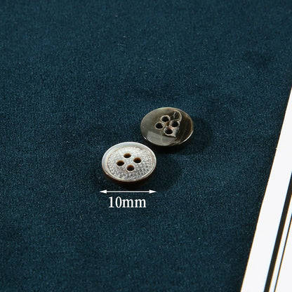 3341★  Shell shirt buttons high-end women's clothes cardigan shirt round buttons versatile children's baby buttons men